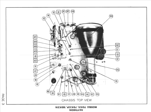 7DX21; Raytheon Mfg. Co.; (ID = 1543595) Télévision