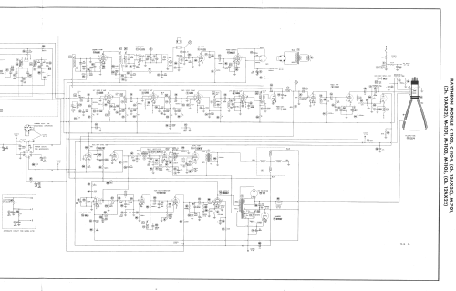 C-1102 Ch= 12AX22; Raytheon Mfg. Co.; (ID = 1666413) Télévision