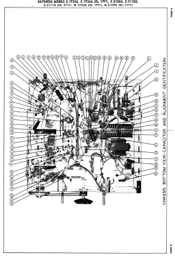 C-1735A Ch= 17T1; Raytheon Mfg. Co.; (ID = 3126858) Television