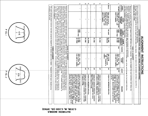 C-212B Ch= 21T42; Raytheon Mfg. Co.; (ID = 2326692) Televisión
