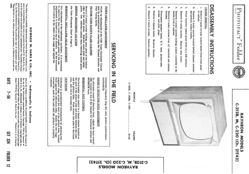 C-212M Ch= 21T42; Raytheon Mfg. Co.; (ID = 2326721) Television