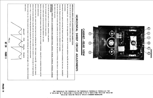 C-2163 Ch= 21T27AS; Raytheon Mfg. Co.; (ID = 2643132) Television