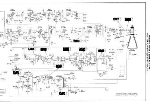 C-2169-B Ch= 21T254AS; Raytheon Mfg. Co.; (ID = 2721184) Television