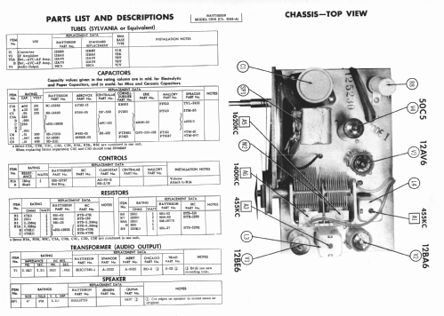 CR-43A Ch= 4D16-A; Raytheon Mfg. Co.; (ID = 982444) Radio