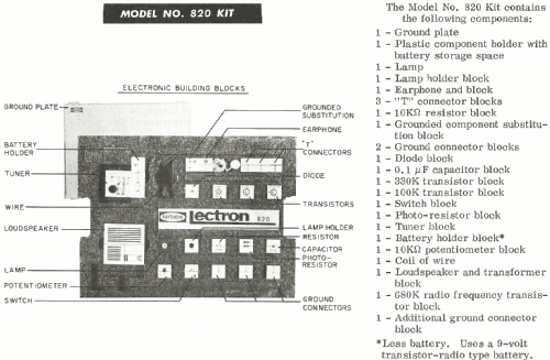 Lectron 820; Raytheon Mfg. Co.; (ID = 1289149) Kit