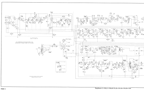 M-1103 Ch= 12AX22; Raytheon Mfg. Co.; (ID = 1667696) Television