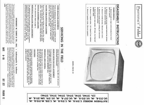 M-210-M Ch= 21T40; Raytheon Mfg. Co.; (ID = 2363851) Televisore