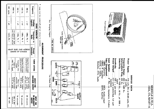 R-51A Ch= 5D157-A; Raytheon Mfg. Co.; (ID = 215945) Radio