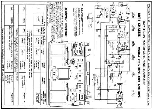 Transistor Radio 8TP1 Ch= 8RT1; Raytheon Mfg. Co.; (ID = 126475) Radio