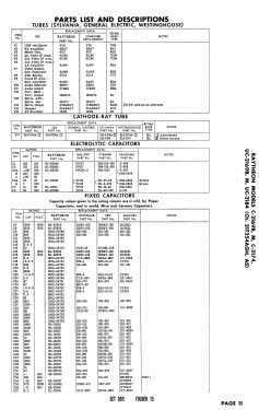 UC-2184 Ch= 21T254AGH; Raytheon Mfg. Co.; (ID = 2721536) Televisión