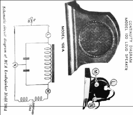 Radiola Loudspeaker 100-A; RCA RCA Victor Co. (ID = 312425) Parleur