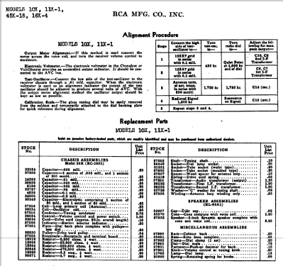 11X1 Ch= RC-1001A; RCA RCA Victor Co. (ID = 968899) Radio