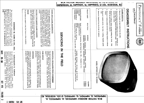 14PD9033 Ch= KCS120A; RCA RCA Victor Co. (ID = 855776) Télévision