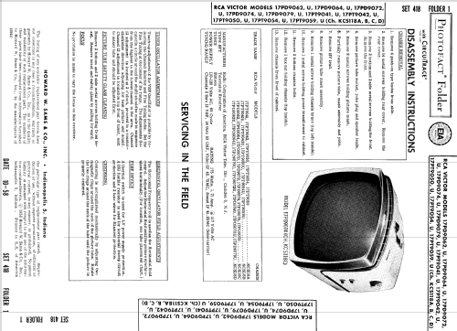 17PT9050U Ch= KCS118B; RCA RCA Victor Co. (ID = 860286) Televisión