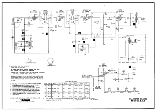 1-C-1E 'The Trimflair' Ch= RC-1202E; RCA RCA Victor Co. (ID = 1488104) Radio