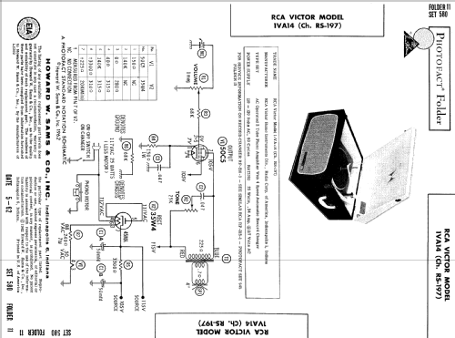 1-VA-14 Ch= RS-197; RCA RCA Victor Co. (ID = 509167) R-Player
