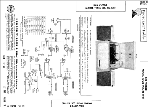 1-VC-15 Ch= RS-198; RCA RCA Victor Co. (ID = 509164) R-Player