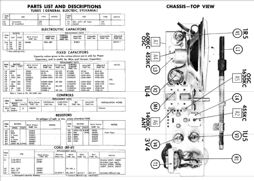 1BX78 Ch= RC-1183B; RCA RCA Victor Co. (ID = 749710) Radio