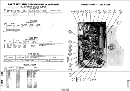 1X51 Ch= RC 1104A; RCA RCA Victor Co. (ID = 510949) Radio