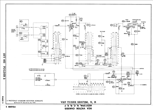 210DK595, -U, 210DK596, 210DK597 Ch= KCS129C, D; RCA RCA Victor Co. (ID = 633766) Television