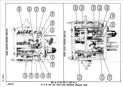 210K415X, 210K416X, 210K417X Ch= KCS128HX; RCA RCA Victor Co. (ID = 628486) Television