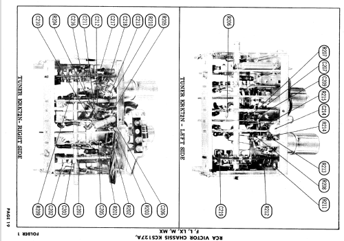 210KA465, 210KA466 CH= KCS127F; RCA RCA Victor Co. (ID = 628620) Televisore