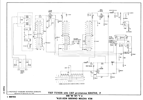 210KA465, 210KA466 CH= KCS127F; RCA RCA Victor Co. (ID = 628622) Fernseh-E