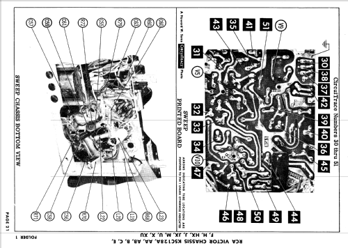 210KR435, 210KR436, 210T212 Ch= KCS128U; RCA RCA Victor Co. (ID = 628526) Fernseh-E