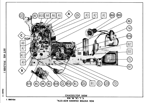 210T195, 210T196, 210T199 CH= KCS127A, B; RCA RCA Victor Co. (ID = 628557) Television