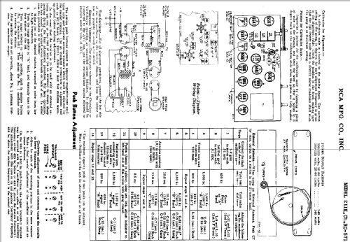 211K Ch= RC-571; RCA RCA Victor Co. (ID = 981674) Radio