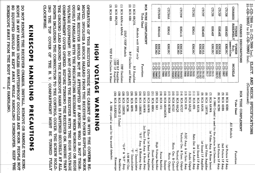 21-CD-7956U 'The Strathmore' Ch= CTC5W; RCA RCA Victor Co. (ID = 1554554) Televisión