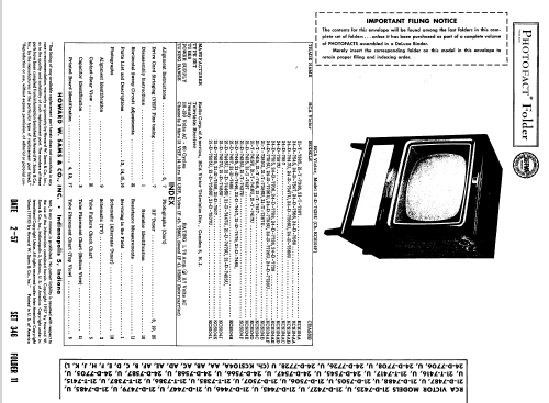 21-T-7385U Ch= KCS104B; RCA RCA Victor Co. (ID = 1828134) Television