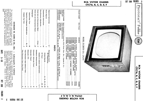 21-CD-8776U Ch= CTC7B; RCA RCA Victor Co. (ID = 976403) Televisión