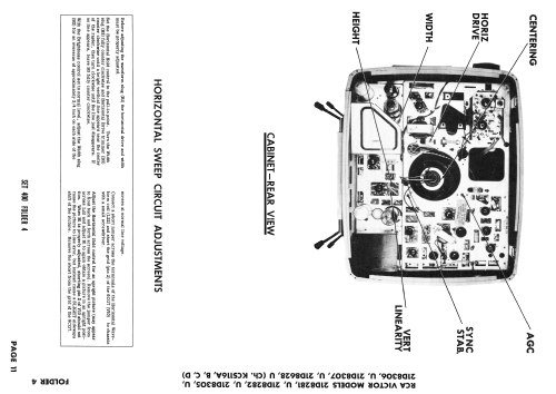 21D8282 Ch= KCS116A; RCA RCA Victor Co. (ID = 2614379) Televisore