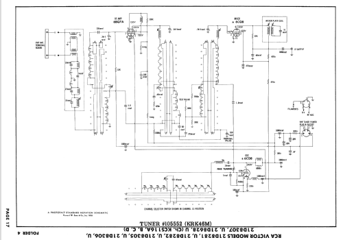 21D8305U Ch= KCS116B; RCA RCA Victor Co. (ID = 2614454) Fernseh-E