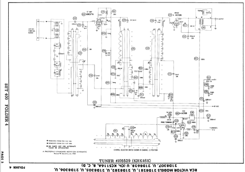 21D8305U Ch= KCS116B; RCA RCA Victor Co. (ID = 972689) Fernseh-E