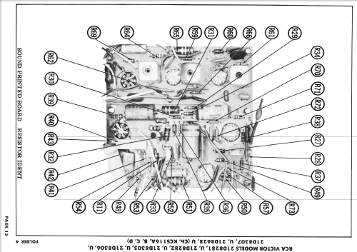 21D8306 Ch= KCS116A; RCA RCA Victor Co. (ID = 2615245) Televisión