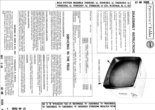 21D8306 Ch= KCS116A; RCA RCA Victor Co. (ID = 972710) Televisión