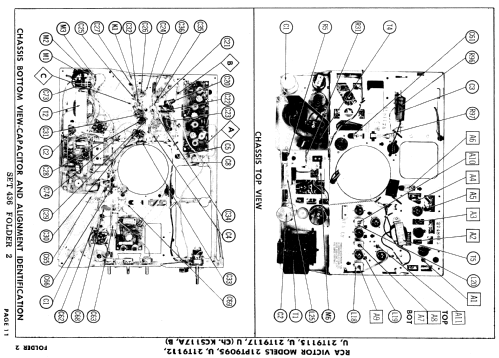 21PT9095 Ch= KCS117A; RCA RCA Victor Co. (ID = 878740) Télévision