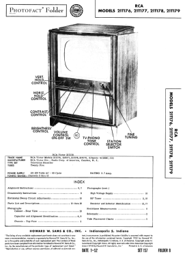21T179 'Clarendon' Ch= KCS68C; RCA RCA Victor Co. (ID = 3013392) Television