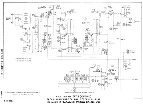 21T9112 Ch= KCS117A; RCA RCA Victor Co. (ID = 878782) Fernseh-E