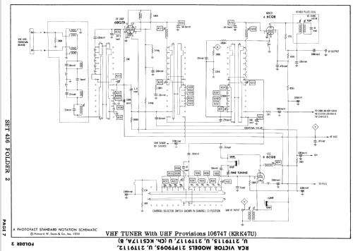 21T9112 Ch= KCS117A; RCA RCA Victor Co. (ID = 878784) Televisore