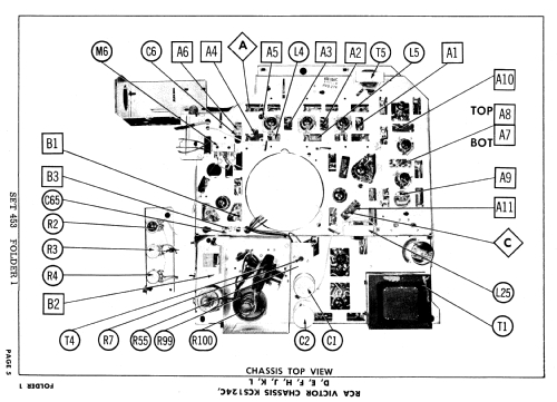 21T9122U, 21T9125U, 21T9127U Ch= KCS124J; RCA RCA Victor Co. (ID = 623005) Television