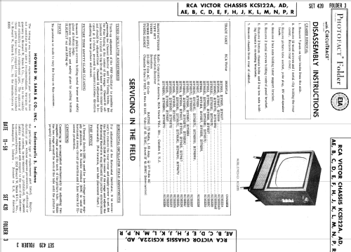 21T9235U Ch= KCS122F; RCA RCA Victor Co. (ID = 865125) Télévision