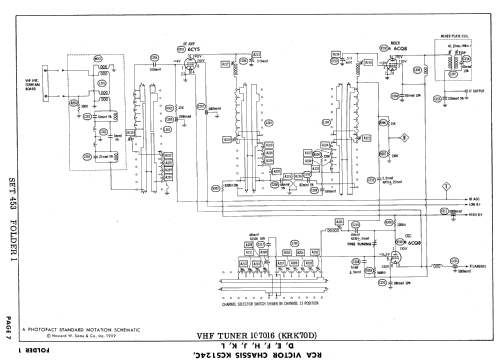 21T9265, 21T9266, 21T9267 Ch= KCS124C; RCA RCA Victor Co. (ID = 622093) Television
