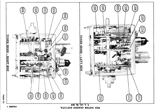 240K495U, 240K495XU CH= KCS127M, MX; RCA RCA Victor Co. (ID = 628898) Televisore