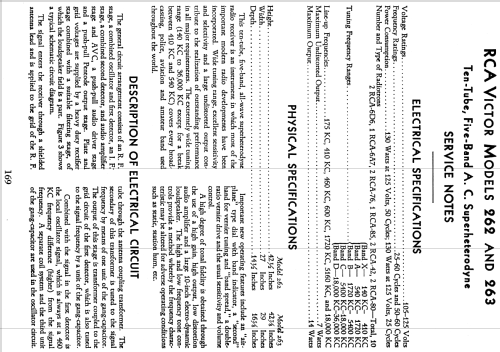 262 ; RCA RCA Victor Co. (ID = 915015) Radio