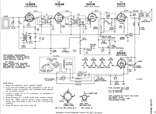 2-C-521 Ch= RC-1120; RCA RCA Victor Co. (ID = 1228638) Radio