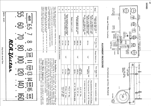 2-X-621 Ch= RC1085B; RCA RCA Victor Co. (ID = 1233840) Radio