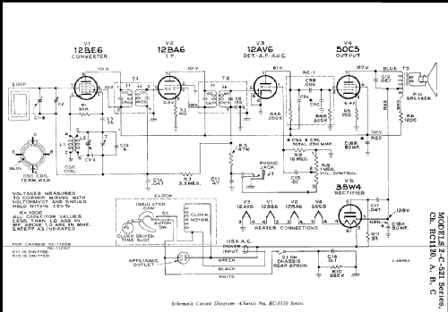 2C522 Ch= RC-1120-B; RCA RCA Victor Co. (ID = 215351) Radio